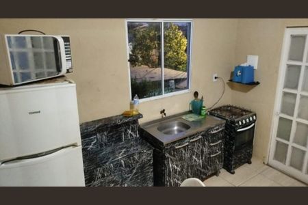 Cozinha de kitnet/studio para alugar com 1 quarto, 34m² em Harmonia, Canoas