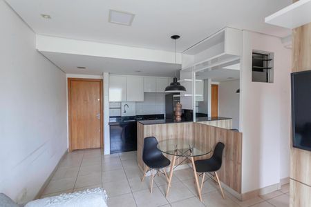Sala de apartamento para alugar com 2 quartos, 50m² em Santa Branca, Belo Horizonte