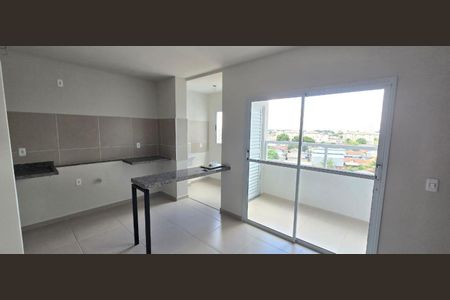 Cozinha de apartamento para alugar com 2 quartos, 60m² em Morumbi, Uberlândia