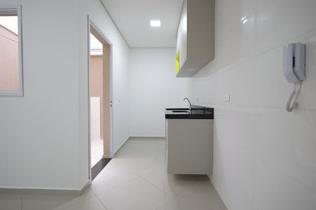 Cozinha de apartamento para alugar com 2 quartos, 40m² em Vila Scarpelli, Santo André