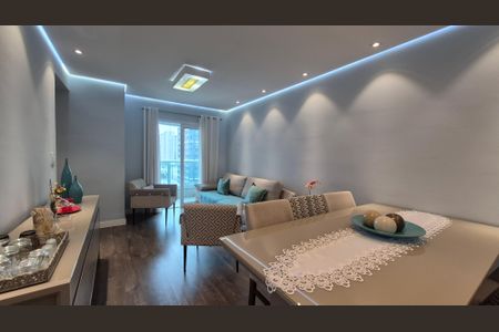 Sala de apartamento para alugar com 3 quartos, 91m² em Campestre, Santo André