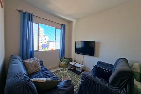 Sala de apartamento para alugar com 1 quarto, 46m² em Aviação, Praia Grande