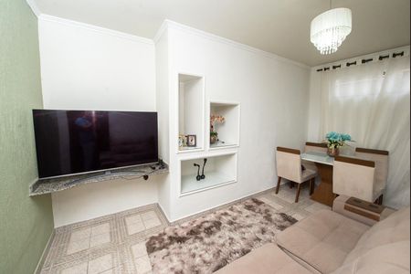 Sala de apartamento à venda com 2 quartos, 57m² em Bairro da Glória, Contagem