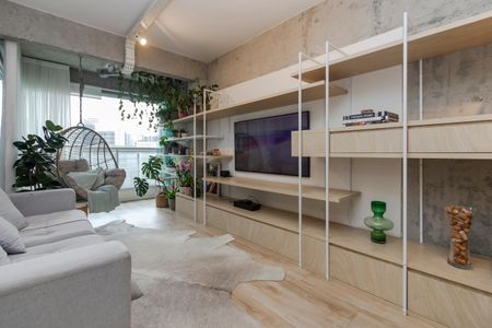 Sala de apartamento para alugar com 3 quartos, 74m² em Chácara Santo Antônio, São Paulo