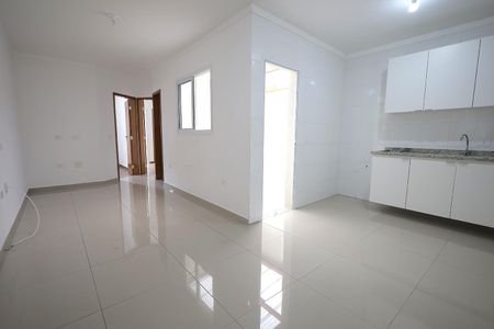 Sala de apartamento para alugar com 2 quartos, 54m² em Jardim Ocara, Santo André