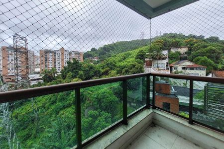 Varanda da Sala de apartamento para alugar com 2 quartos, 73m² em Cubango, Niterói