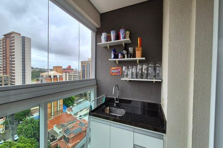 Varanda da Sala de apartamento à venda com 2 quartos, 61m² em Botafogo, Campinas