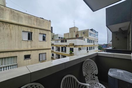 varanda de apartamento para alugar com 2 quartos, 76m² em Jardim Tres Marias, Guarujá