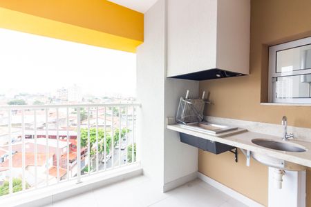 Varanda gourmet de apartamento para alugar com 2 quartos, 50m² em Vila Osasco, Osasco