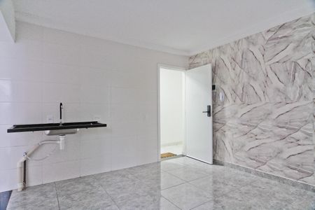 Sala e cozinha de apartamento para alugar com 2 quartos, 48m² em Vila Progresso (zona Norte), São Paulo