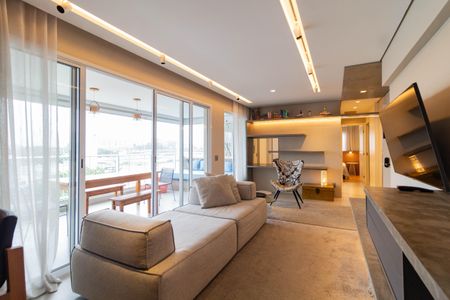 Sala de apartamento para alugar com 2 quartos, 96m² em Vila Anastácio, São Paulo