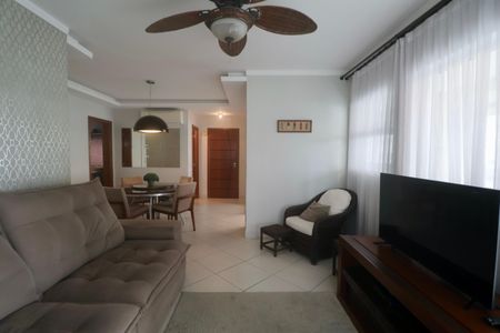 Sala de apartamento para alugar com 4 quartos, 148m² em Jardim Asturias, Guarujá