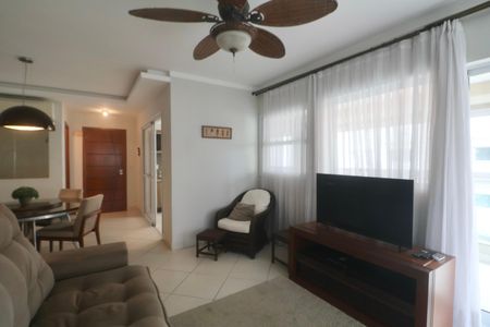 Sala de apartamento para alugar com 4 quartos, 148m² em Jardim Asturias, Guarujá