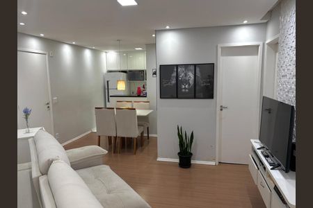 Sala de apartamento à venda com 2 quartos, 52m² em Jardim Monte Alegre, Taboão da Serra