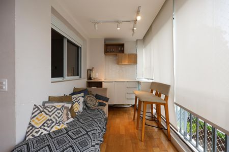 Varanda da Sala de apartamento para alugar com 3 quartos, 87m² em Jardim Caboré, São Paulo