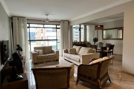 Sala de apartamento para alugar com 4 quartos, 196m² em Aparecida, Santos