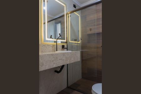 Banheiro de apartamento para alugar com 1 quarto, 40m² em Vila Marlene, São Bernardo do Campo