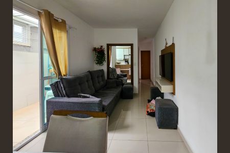 Sala/Cozinha de apartamento à venda com 2 quartos, 47m² em Vila Claudio, Santo André