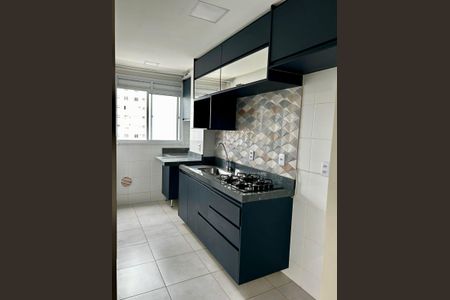 Cozinha de apartamento para alugar com 2 quartos, 46m² em Setor Faicalville, Goiânia
