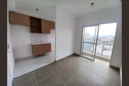 Sala de apartamento para alugar com 2 quartos, 40m² em Catiapoã, São Vicente