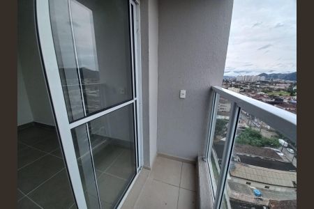 Varanda da Sala de apartamento para alugar com 2 quartos, 40m² em Catiapoã, São Vicente