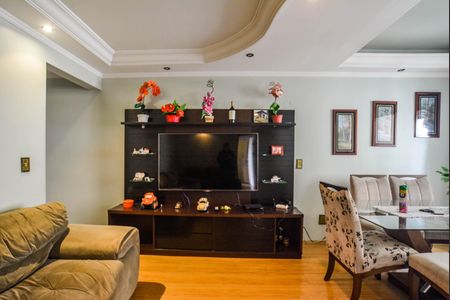 Sala de apartamento à venda com 3 quartos, 80m² em Vila Apiai, Santo André