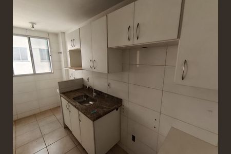 Cozinha de apartamento para alugar com 2 quartos, 48m² em Chácaras Panorama, Uberlândia