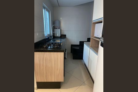 Cozinha de apartamento para alugar com 2 quartos, 96m² em Vila Bela Vista, Santo André