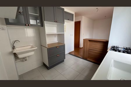 Cozinha de apartamento para alugar com 2 quartos, 45m² em Residencial Alvaluz, Aparecida de Goiânia