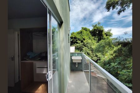 Varanda do quarto de casa de condomínio para alugar com 1 quarto, 25m² em Cachoeira do Bom Jesus, Florianópolis