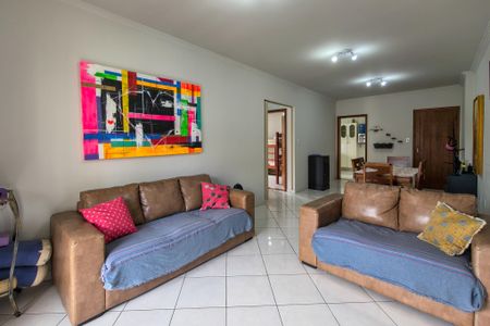 Sala de apartamento para alugar com 2 quartos, 100m² em C Forte, Praia Grande