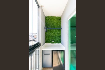 Varanda da Sala de apartamento para alugar com 2 quartos, 43m² em Jardim Marília, São Paulo