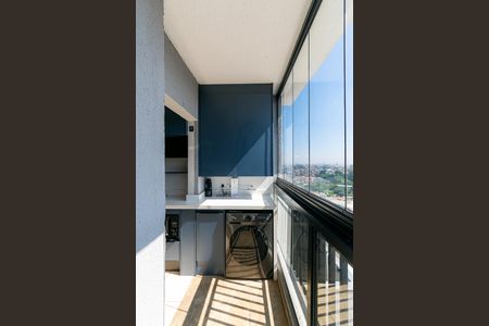 Varanda da Sala de apartamento para alugar com 2 quartos, 43m² em Jardim Marília, São Paulo