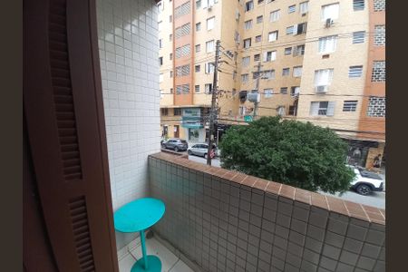 Varanda da Sala de apartamento para alugar com 2 quartos, 87m² em Centro, São Vicente