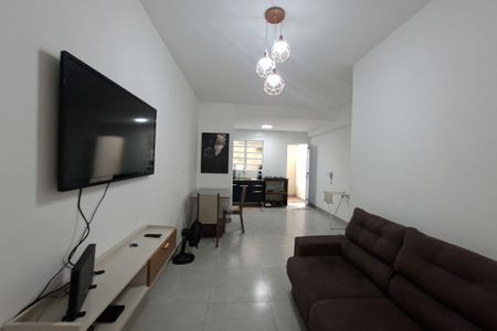 Sala de casa de condomínio para alugar com 2 quartos, 60m² em Vila Balnearia, Praia Grande