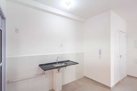 Cozinha de apartamento para alugar com 2 quartos, 52m² em Parque Residencial Sabiás, Indaiatuba
