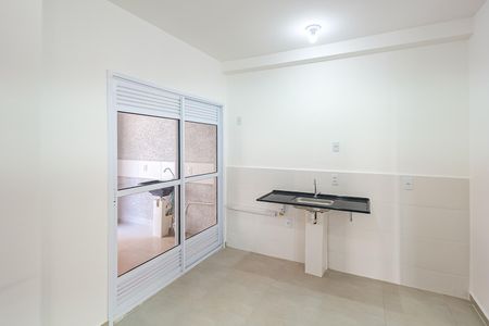 Cozinha de apartamento para alugar com 2 quartos, 52m² em Parque Residencial Sabiás, Indaiatuba
