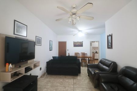 Sala de apartamento para alugar com 2 quartos, 80m² em Balneario Cidade Atlantica, Guarujá