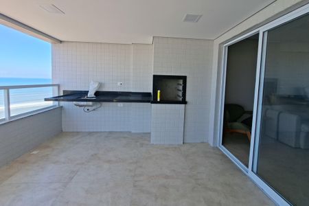 Varanda da sala de apartamento para alugar com 3 quartos, 117m² em Vilamar, Praia Grande