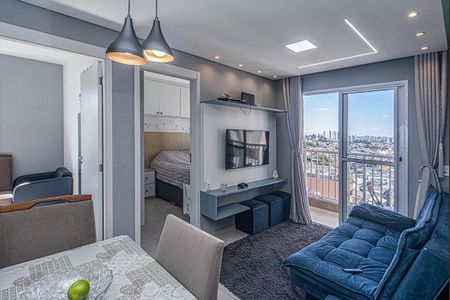 sala_1 de apartamento para alugar com 2 quartos, 39m² em Jardim Imperador (zona Sul), São Paulo