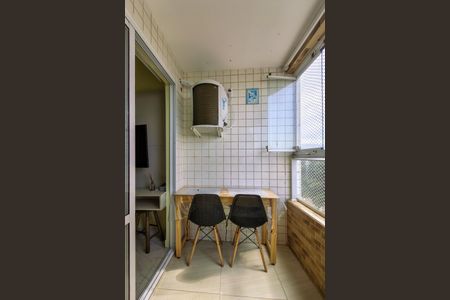 Sacada de apartamento para alugar com 1 quarto, 40m² em Balneario Flórida, Praia Grande