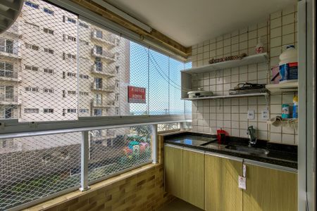 Sacada de apartamento para alugar com 1 quarto, 40m² em Balneario Flórida, Praia Grande