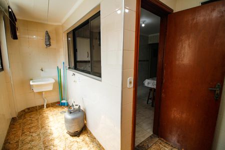 Área de Serviço de apartamento para alugar com 3 quartos, 120m² em Vila Caiçara, Praia Grande
