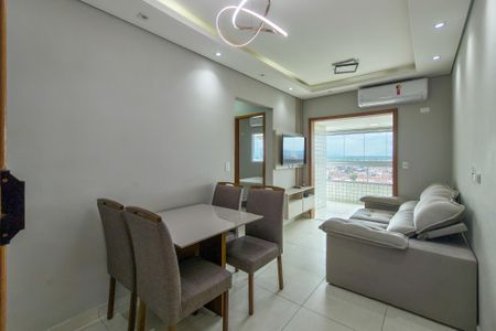 Sala de apartamento para alugar com 2 quartos, 62m² em Vila Assuncao, Praia Grande