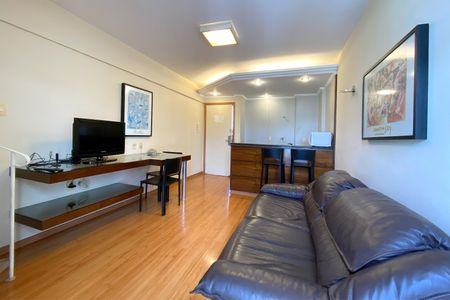 Sala de apartamento para alugar com 1 quarto, 42m² em Savassi, Belo Horizonte