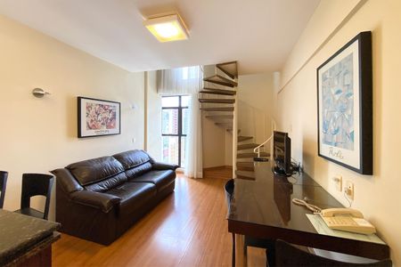 Sala de apartamento para alugar com 1 quarto, 42m² em Savassi, Belo Horizonte