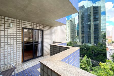 Varanda da Sala de apartamento para alugar com 1 quarto, 49m² em Savassi, Belo Horizonte