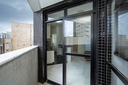 VARANDA de apartamento para alugar com 1 quarto, 45m² em Savassi, Belo Horizonte