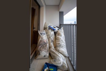 Varanda de apartamento à venda com 1 quarto, 25m² em Santo Amaro, São Paulo